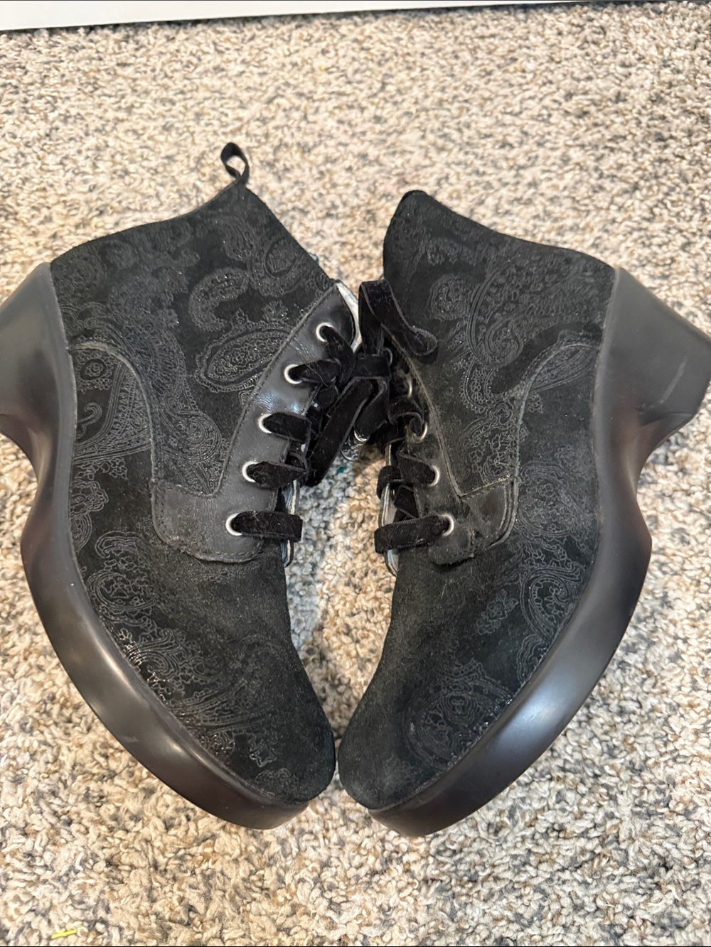 Alegria Ankle Boot Size 38 Eliza Paisley Black Beauty - Picture 4 of 8